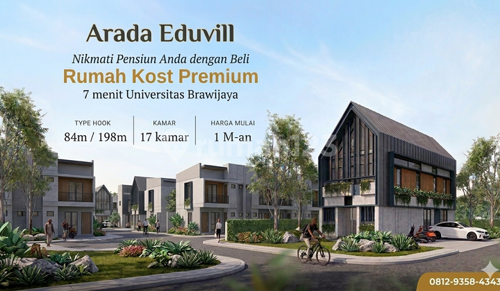 Rumah Kost Premium di Merjosari Malang Dekat Ub