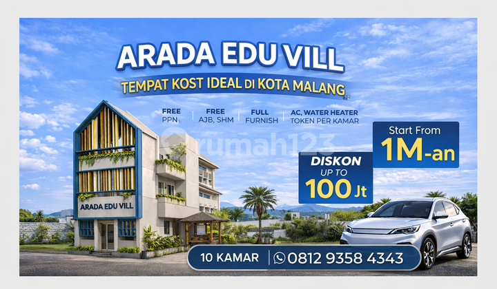 Boarding House in Malang City, Flood-Free, 1 Minute to UMM Campus.