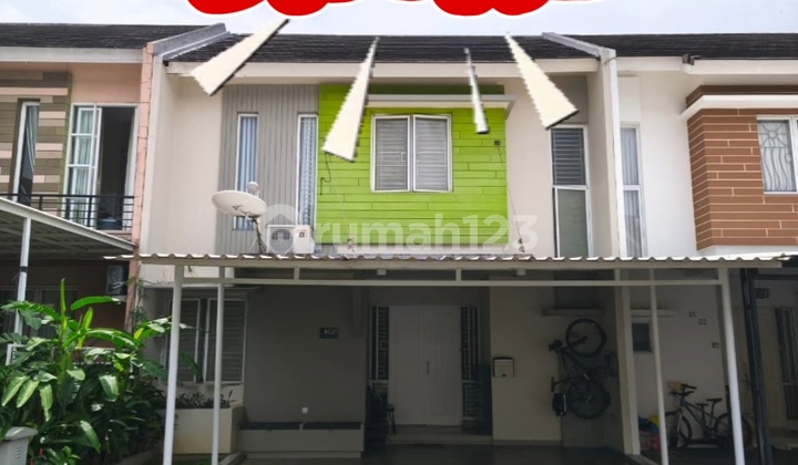 Rumah Siap Huni, Cluster Sevilla Bsd, Dkt Akses Tol & Stasiun KRL