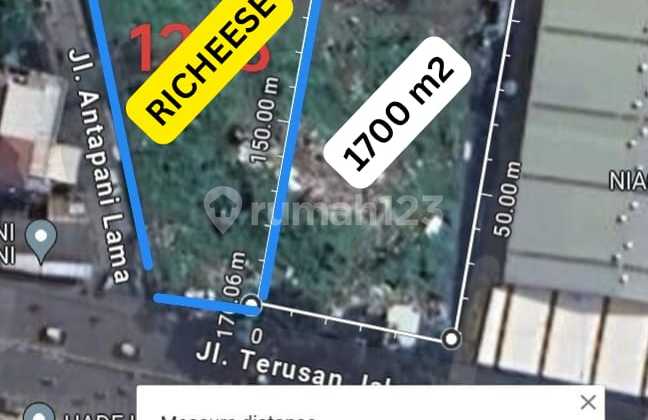 Disewakan Tanah Komersial di Mainroad Jalan Kiaracondongbandung