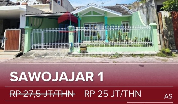 Rumah Bagus Siap Huni Jalan Lebar Sawojajar 1