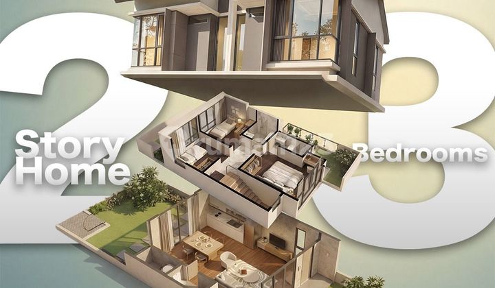 Rumah Hunia Nyaman Glass House Dekat Danau Podomoro Park 2