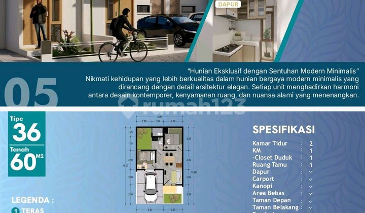 Rumah Dekat Area Industri