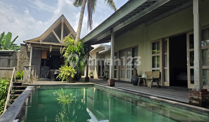 Dijual Villa Cantik dengan Pemandangan Sawah dan Sunset Dekat Pantai Purnama Sukawati Gianyar Bali