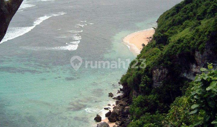 Dijual Tanah Loss Tebing Dekat Green Bowl Berpasir Putih di Ungasan Kuta Selatan