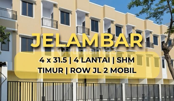 New Shophouse for Sale, Strategic Location 4x31.5 in Jelambar 1