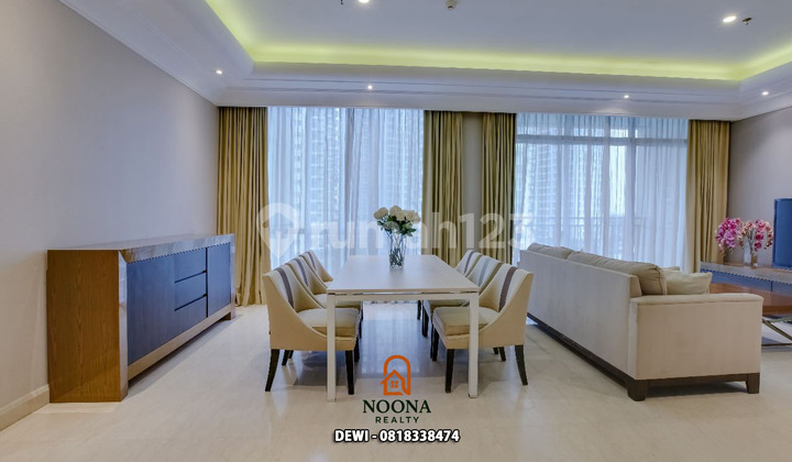 Rent Pakubuwono View Apartment 3 Bedroom Low Floor Furnished