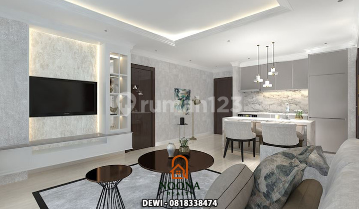 Sewa Apartemen District 8 Senopati 2 Bedroom Lantai Tinggi