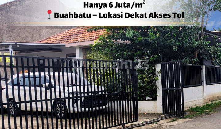 Matang 6×21 Buahbatu Land - Bright Future Prospects