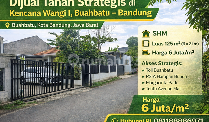 Peluang Properti Menarik di Buahbatu - Tanah 125 M² Strategis