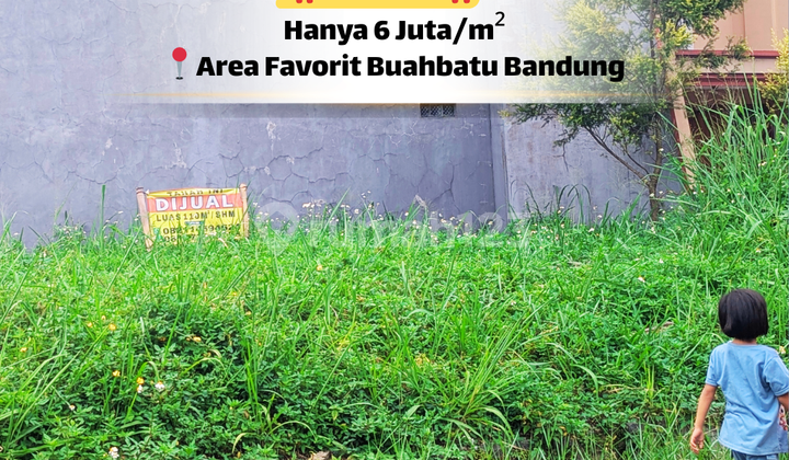Tanah Siap Realisasi Hunian di Buahbatu - SHM 110 M²
