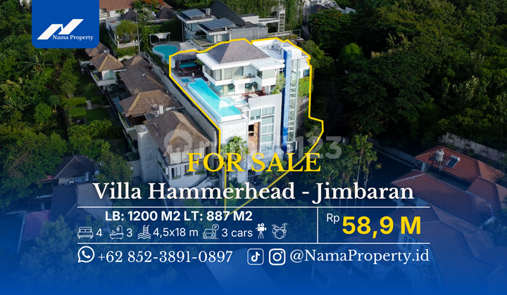 Villa Mewah Area Eksklusif Tiara Nusa Jimbaran Fasilitas Lengkap