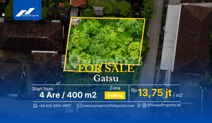4 Ares of Strategic Land Near Living World Gatsu, Flood-Free, with SHM.