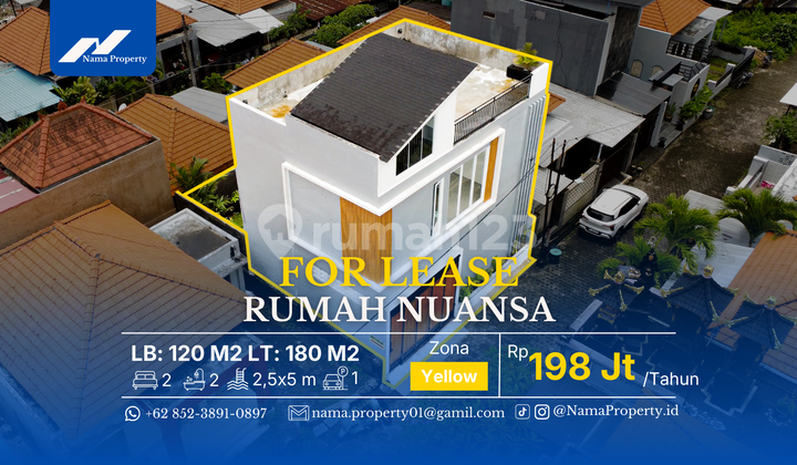 View Tol! Rumah Villa di Nuansa Jimbaran 2 KM Dari Poltekpar Bali
