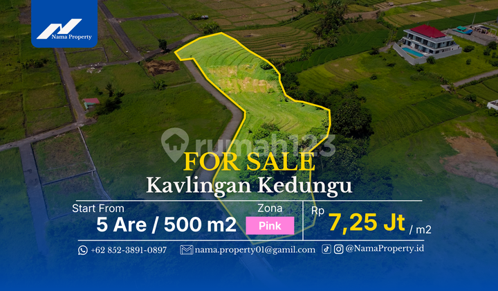 600 M To Kedungu Beach New Plot Of Land In Growth Tourism Area 600 M To Kedungu Beach New Plot Of Land In Growth Tourism Area