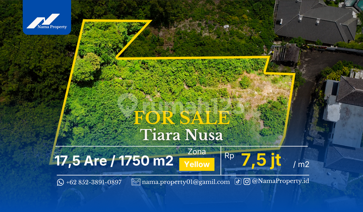 Ocean View Land in Tiara Nusa Elite Residential in Jimbaran – Freehold Title (SHM)