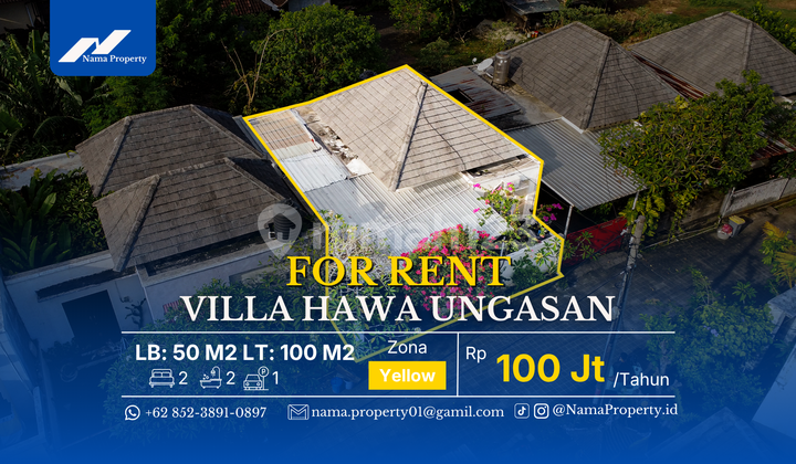 Villa Hawa Ungasan Tropical Home with Balinese Touch (Freehold)