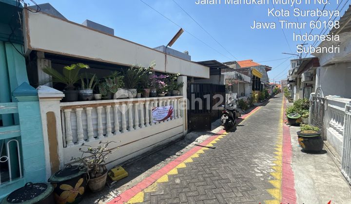 For Sale House on Jln: Manukan Mulyo Iv 9/D No 16 Kel.: Manukan Kulon Kec.: Tandes Kab: Surabayah 1
