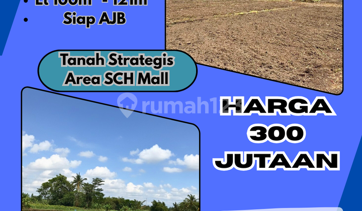 2 Tanah Strategis Dekat Sch Mall, Area Padat Penduduk