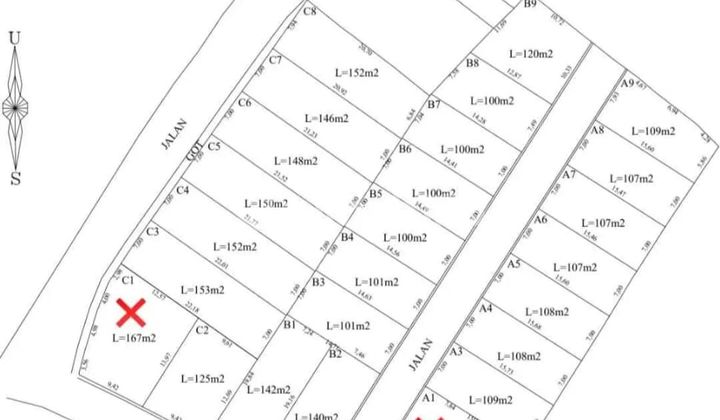 Premium Land Plot for Sale on Jalan Anyelir, Tabanan Premium Land Plot for Sale on Jalan Anyelir, Tabanan
