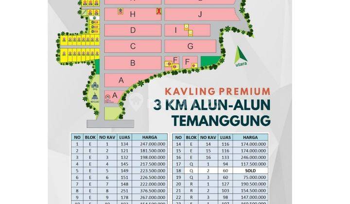 Kavling Premium Murah Deket Sd Walitelon Utara di Temanggung 1