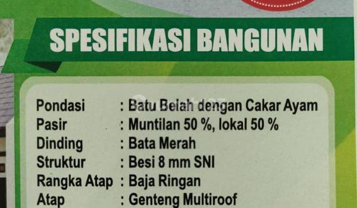 Rumah Cantik Dan Keren Siap Bangun Murah di Ngabean Boja 5