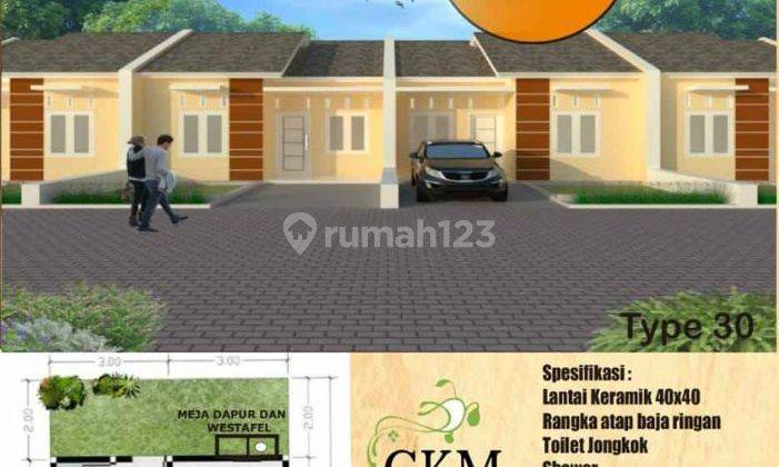 Rumah Subsidi Murah Tanpa Dp Samping Lapangan di Trisobo Boka 10