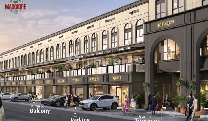 Frans Cen-For Sale Shophouse Maggiore-Gading Serpong..Check Stock Now..Available Unit Ground Floor 4.5X16/ 3 Floors