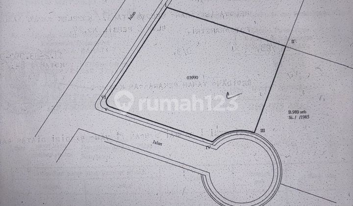 Dijual Murah Dibawah NJOP Tanah Hoek Green Garden Kedoya LT. 997M2