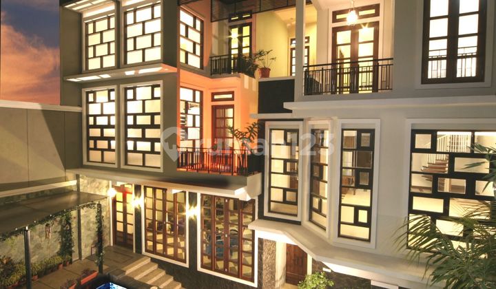 Townhouse Landed Apartment on Hos Cokroaminoto, Menteng, Central Jakarta.. Direct Sale, Land Area: 629 m² 2