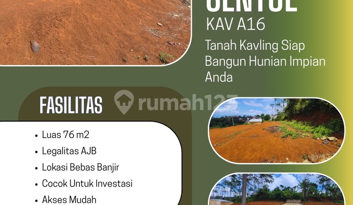 Tanah Kavling Lokasi Strategis dan Bebas Banjir Tanah Kavling Lokasi Strategis dan Bebas Banjir