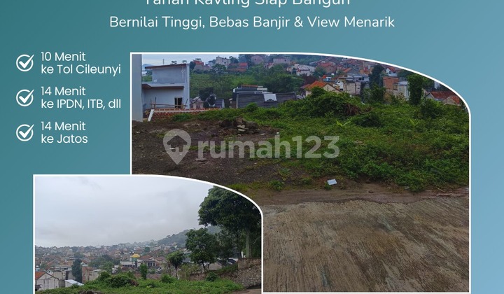 Tanah Kavling Cileunyi Bebas Banjir dengan View Pegunungan Tanah Kavling Cileunyi Bebas Banjir dengan View Pegunungan