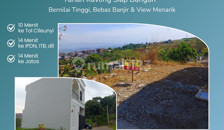 Tanah Kavling dengan View Cantik Daerah Cileunyi