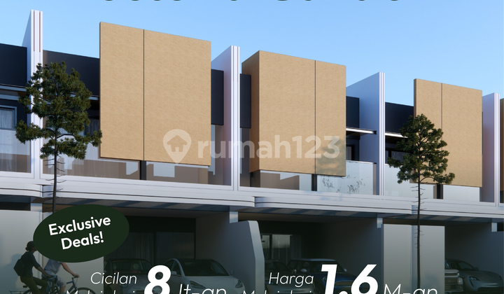 Rumah, 2 Lantai, SHM, di Cipayung, 10 Menit ke Pintu Tol 2