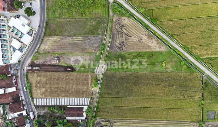 Tanah Strategis View Sawah, 3 Menit Polda Baru,7 Menit Kampus Umy
