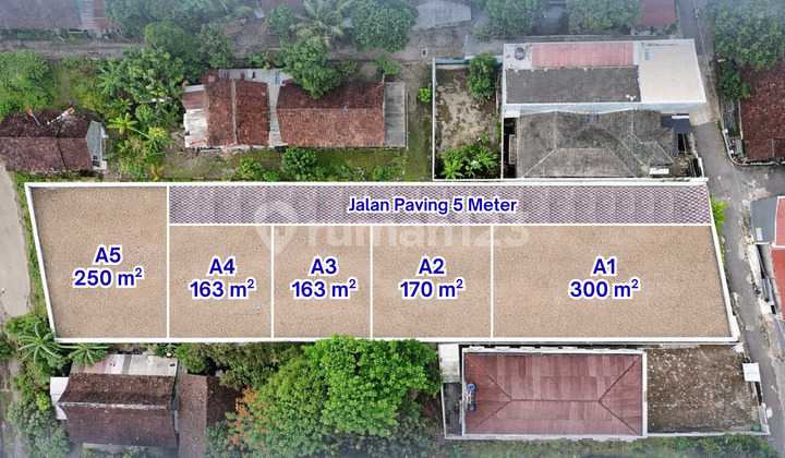 Tanah Kavling SHM Pekarangan, Hanya 800 Meter Kampus Uii Jogja