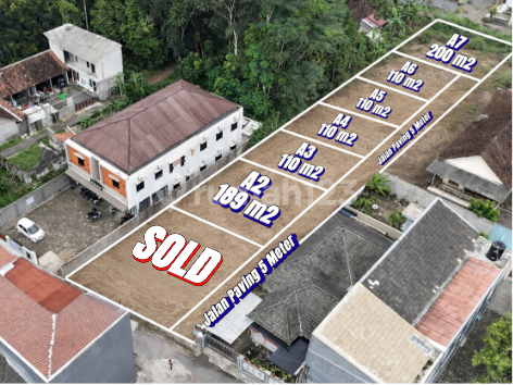Yogyakarta Investment Land, Suitable for Exclusive Boarding House, 500 Meters from UII Campus 2