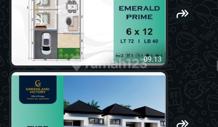 Rumah Area Perbukitan Ungaran Type Emerald 2