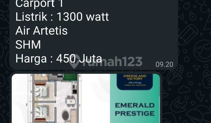 Rumah 1 LT Type Emerald Prestige Ungaran 2
