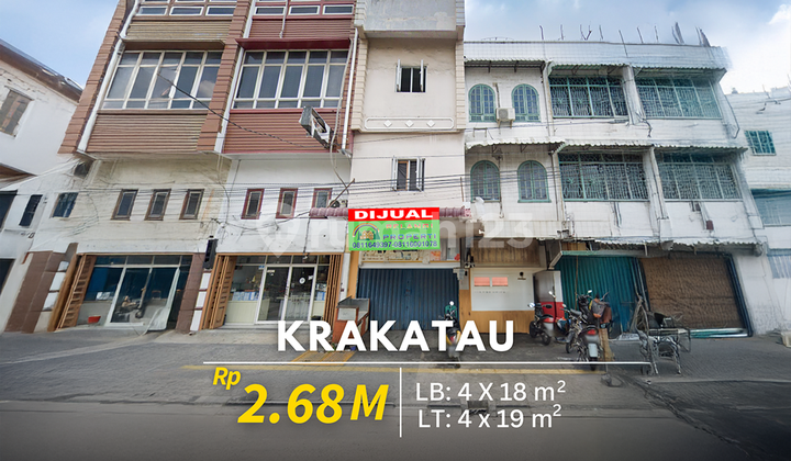 Ruko Dijual - Jl. Krakatau, Simpang Bukit Barisan Medan