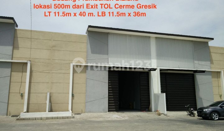 For Rent Ready-to-Use Warehouse Near Cerme Gresik Toll Exit (Prambanan Bizland Warehouse)
