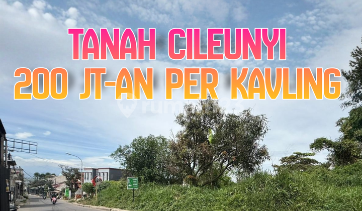 Tanah Cileunyi 10 Kampus Jatinangor, Harga 200 Jtan