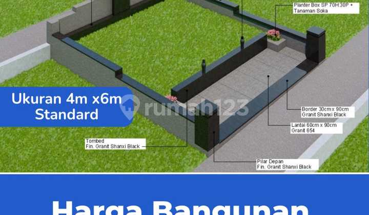 Tanah Makam 192Meter Cicilan Tanpa Bunga, 2,1M di Lestari Memorial Park di Tanggerang