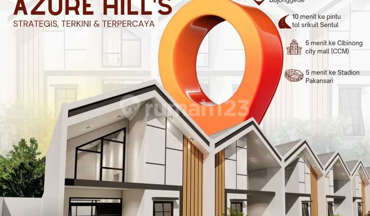 Rumah Moderen Akses Mobil Sudah Sertifikat Hak Milik