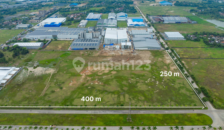 10 Hektar Tanah Industri Modern Cikande Posisi Hook di Bawah NJOP 10 Hektar Tanah Industri Modern Cikande Posisi Hook di Bawah NJOP