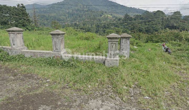 Land with Mountain & River Views by the Main Road in Cipanas, Puncak