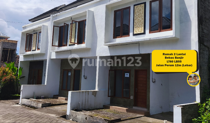 Rumah Baru 2 Lantai di Tabanan Dijual 2 KT 2 KM Bebas Banjir SHM