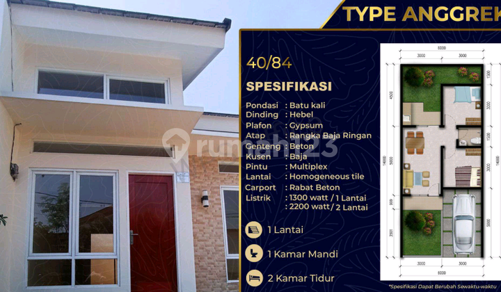 Free Biaya Akad Hunian Mezzanine 84M2 Dekat Akses Sekolah