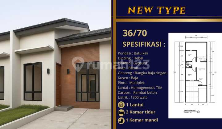 Modern Minimalist Near Cibubur SHM 20 Million All In 2