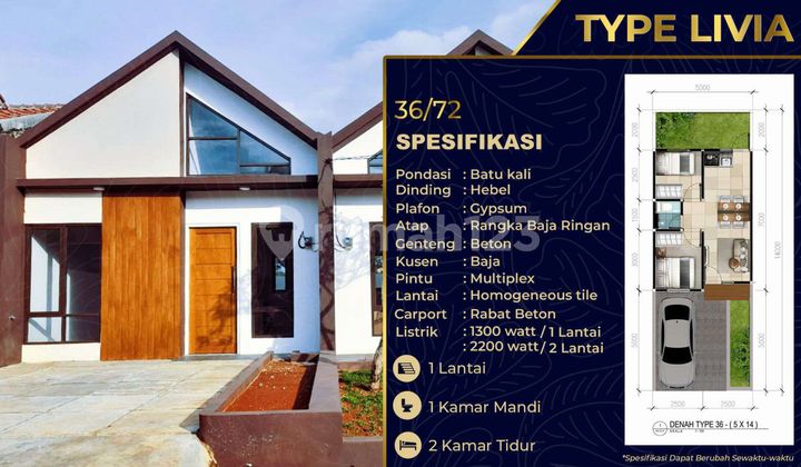 Rumah Bebas Banjir Cicilan 2Jutaan Dekat Cibubur